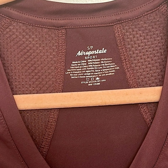 🆕 Aeropostale Aero Sport Womens Airy Mesh Logo Activewear T-Shirt (Mult. Sizes) - Picture 3 of 7
